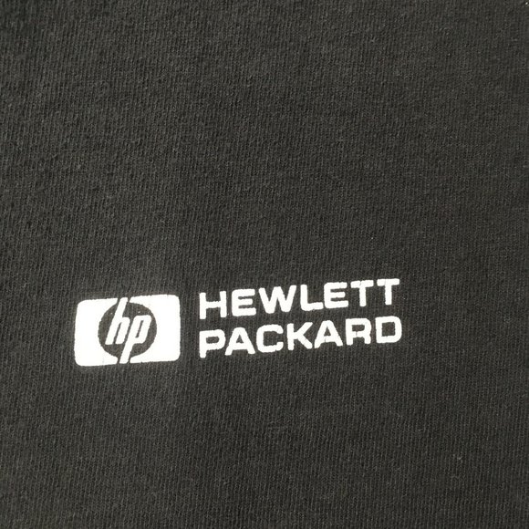 #CC Fruit loom single stitch Hp Hewlett Packard T-Shirt Men's L Think Again - Picture 10 of 12